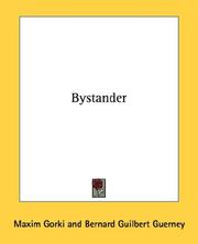 Cover of: Bystander by Максим Горький