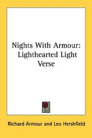 Cover of: Nights With Armour: Lighthearted Light Verse