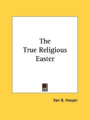 Cover of: The True Religious Easter