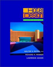 Cover of: Hotel design