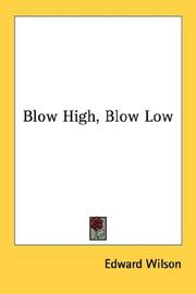 Cover of: Blow High, Blow Low