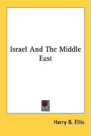 Cover of: Israel And The Middle East