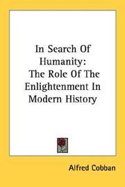 Cover of: In Search Of Humanity by Alfred Cobban