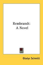 Cover of: Rembrandt by Gladys Schmitt