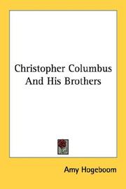 Cover of: Christopher Columbus And His Brothers