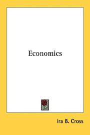 Cover of: Economics by Ira B. Cross