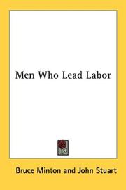 Cover of: Men Who Lead Labor