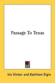 Cover of: Passage To Texas