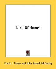 Cover of: Land Of Homes