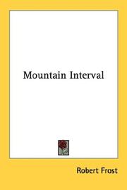 Cover of: Mountain Interval by Robert Frost