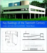 Cover of: Key Buildings of the Twentieth Century: Plans, Sections, Elevations