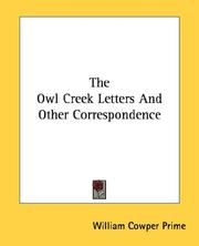Cover of: The Owl Creek Letters And Other Correspondence