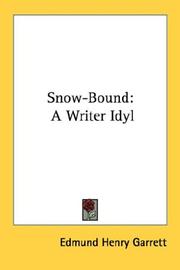 Cover of: Snow-Bound: A Writer Idyl