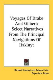 Cover of: Voyages Of Drake And Gilbert by Richard Hakluyt