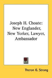 Joseph H. Choate by Theron G. Strong