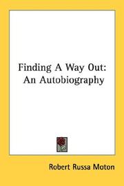 Cover of: Finding A Way Out by Robert Russa Moton