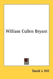 Cover of: William Cullen Bryant