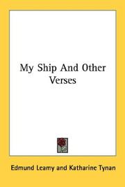 Cover of: My Ship And Other Verses