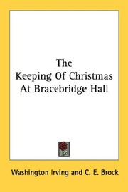 Cover of: The Keeping Of Christmas At Bracebridge Hall