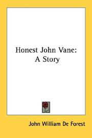 Honest John Vane by John William De Forest