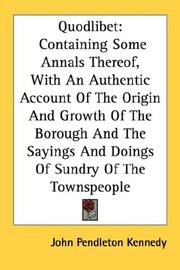 Cover of Quodlibet