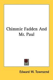 cover of Chimmie Fadden and Mr. Paul