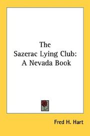The Sazerac lying club by Fred H. Hart
