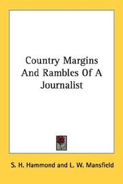 Cover of: Country Margins And Rambles Of A Journalist
