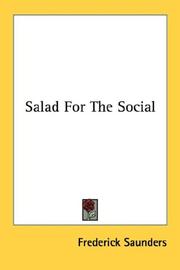 Cover of: Salad For The Social