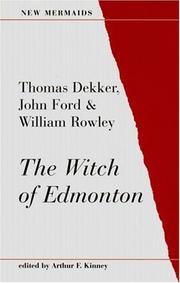 Cover of: The Witch of Edmonton (New Mermaids) by John Ford, William Rowley