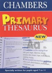 Cover of: Chambers Primary Thesaurus