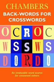 Cover of: Chambers Back-words for Crosswords (Crossword)