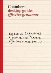 Cover of: Effective Grammar (Chambers Desktop Guides)