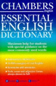 Cover of: Chambers Essential English Dictionary