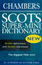 Cover of: Chambers Super-mini Scots Dictionary by 