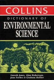 Cover of: Dictionary of Environmental Science by Jean Forbes, Gareth Jones, Alan Robertson, Graham Hollier