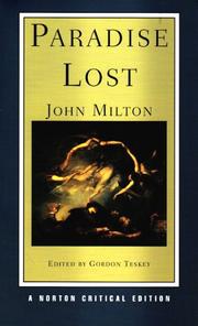Cover of: Paradise Lost (Norton Critical Editions) by John Milton