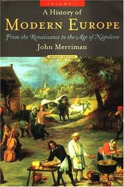 Cover of: A History of Modern Europe, Second Edition by John M. Merriman, John M. Merriman