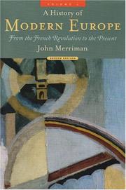 Cover of: A History of Modern Europe, Second Edition by John M. Merriman