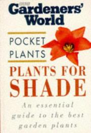 Cover of: Plants for Shade ("Gardeners' World" Pocket Plants)