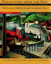 Cover of: Perspectives from the past by James M. Brophy ... [et al.].