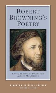 Cover of: Robert Browning's Poetry (Norton Critical Editions) by Robert Browning