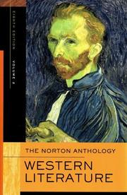 Cover of: The Norton Anthology of Western Literature, Volume 2