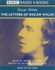 Cover of: The Letters of Oscar Wilde (Book of the Week)