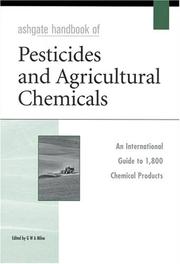 Cover of: Ashgate Handbook of Pesticides and Agricultural Chemicals