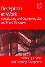 Cover of: Deception At Work by Michael J. Comer, Timothy E. Stephens