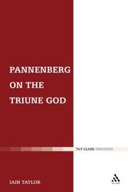 Cover of: Pannenberg on the Triune God