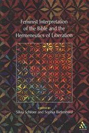 Cover of: Feminist Interpretation of the Bible (The Library of Hebrew Bible/Old Testament Studies) by Silvia Schroer