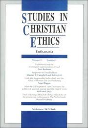 Front cover of Studies in Christian ethics by Unknown
