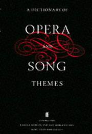 Cover of: A Dictionary of Opera and Song Themes